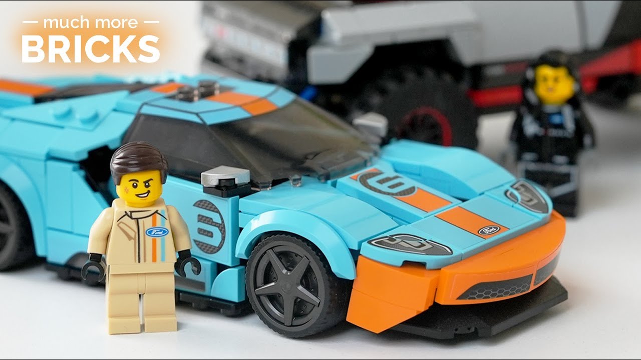 Lego 76905 Ford Gt Heritage Edition And Bronco R - Speed Build - 2021 Lego  Speed Champions - Youtube