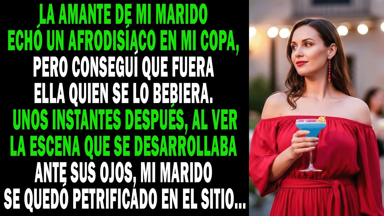🍸💊La Amante De Mi Marido Echó Un Afrodisíaco En Mi Copa, Cambié Las Copas Y...😱