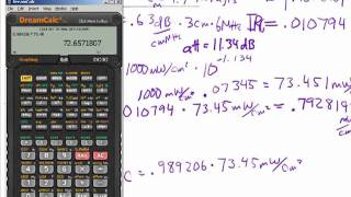 Ultrasound Physics: 3 Intensity Calculations Part 2 of 2