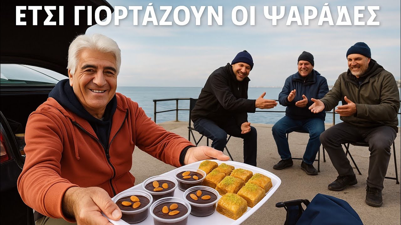 Έτσι γιορτάζουν οι ψαράδες..!!