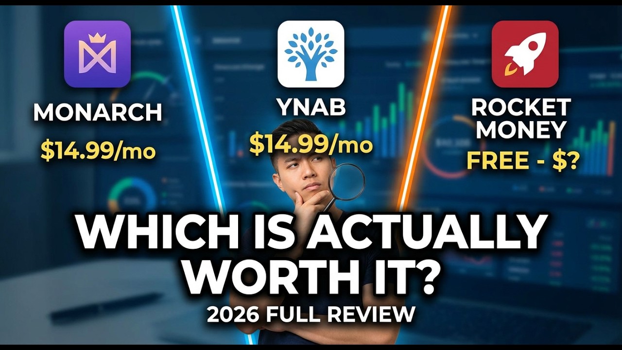 Monarch vs. YNAB vs. Rocket Money: Which is Actually Worth It?