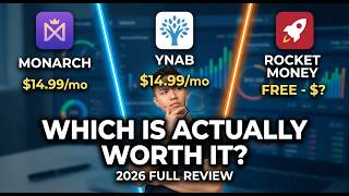 Monarch vs. YNAB vs. Rocket Money: Which is Actually Worth It?