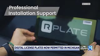 Digital license plates now permitted in Michigan