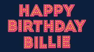 Happy Birthday Billie