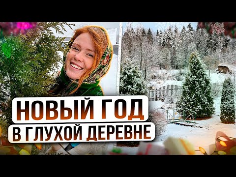 ВСТРЕЧАЕМ НОВЫЙ ГОД В ГЛУХОЙ ДЕРЕВНЕ + УТРО 1 ЯНВАРЯ У ФЕРМЕРА | Какие подарки подарила животным