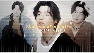 suga x marie claire twixtor clips! [HD]  (mega link)