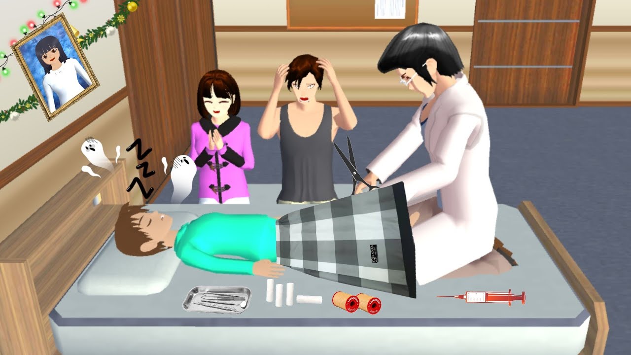 LAGI TIDUR ENAK ENAK LANGSUNG DI SUNAT || Drama Sakura School Simulator