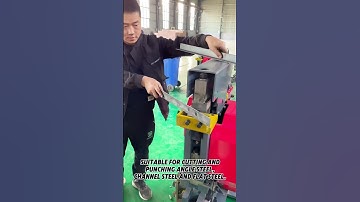 Combined punching and shearing machine. #ironworker #machine #factory