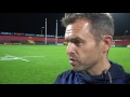 Danny Wilson Munster reaction