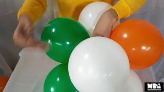 15 August Independence Day Decoration Idea | 3 colors balloon ...