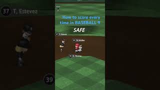 How to score every time in BASEBALL 9 #baseball #music