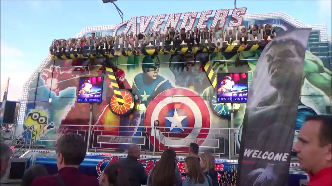 Sedlecká pouť 2019 - ATRAKCE LAVICE AVENGERS / ATTRACTION BENCH AVENGERS OFF-RIDE