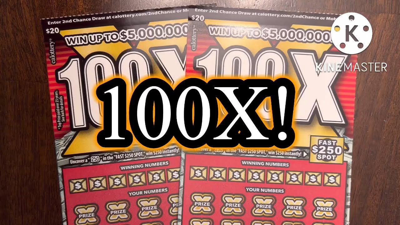 100X! CA Scratchers YouTube
