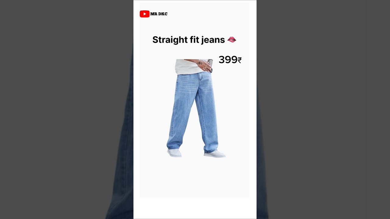 Straight fit jeans😲 under budget 💵 MR DKC 