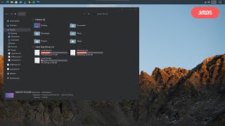 Minimal Dark Theme for Windows 10 // New Windows 10 theme from "3m0n" screenshot 5