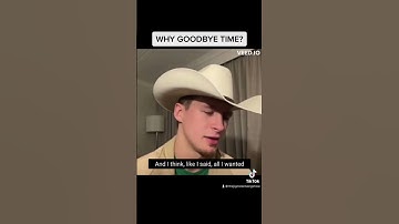 Thumbnail of @bryceleatherwood explains his choice to sing Goodbye Time by Conway Twitty for his blind audition