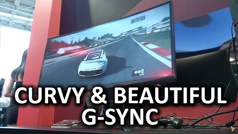 Curved 3440x1440 G-Sync & Flat FreeSync - ASUS Monitors at Computex 2015