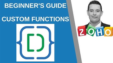 How to Guide for Custom Functions in Zoho CRM - Deluge Script for beginners - Zoho Expert