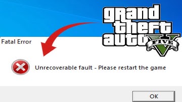 Los de fatale fout van GTA 5 op - Onherstelbare fout. Start het spel opnieuw.