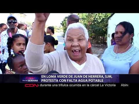 #CDN37 #Protestas #RDResidentes en la Comunidad Loma Verde de Juan de Herrera en la provincia San Juan se lanzaron a las calles a protestar por la falta de agua potable, situación que aseguran le afecta desde hacen años.Suscríbete →https://www.youtube.com/user/CDN37RD/...#Informaciones #Actualidad #Política  #CDN37 #CDN37 #RD #CDNvideos #Noticias #Justicia #Deportes #CadenaDeNoticias #RepublicaDominicana #DespiertaconCDN #Salud #Arte #RedesSocialesSuscríbete en nuestro canal →
https://www.youtube.com/user/CDN37RD/...Sigue nuestras #RedesSocialesTwitter: https://twitter.com/cdn37
Facebook: https://www.facebook.com/cdn.com.do
Instagram: https://www.instagram.com/cdn37
Visita nuestro portal web:  https://www.cdn.com.do/Suscríbete en nuestro canal de YouTube → https://www.youtube.com/user/CDN37RD/... Ciudadanos de  Loma verde de Juan de Herrera, SJM, protestan por falta agua potable