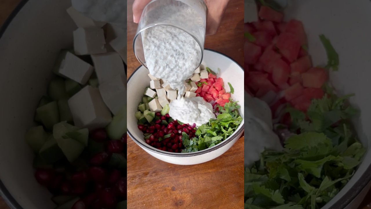 Creamy Chia Tofu Salad Bowl 