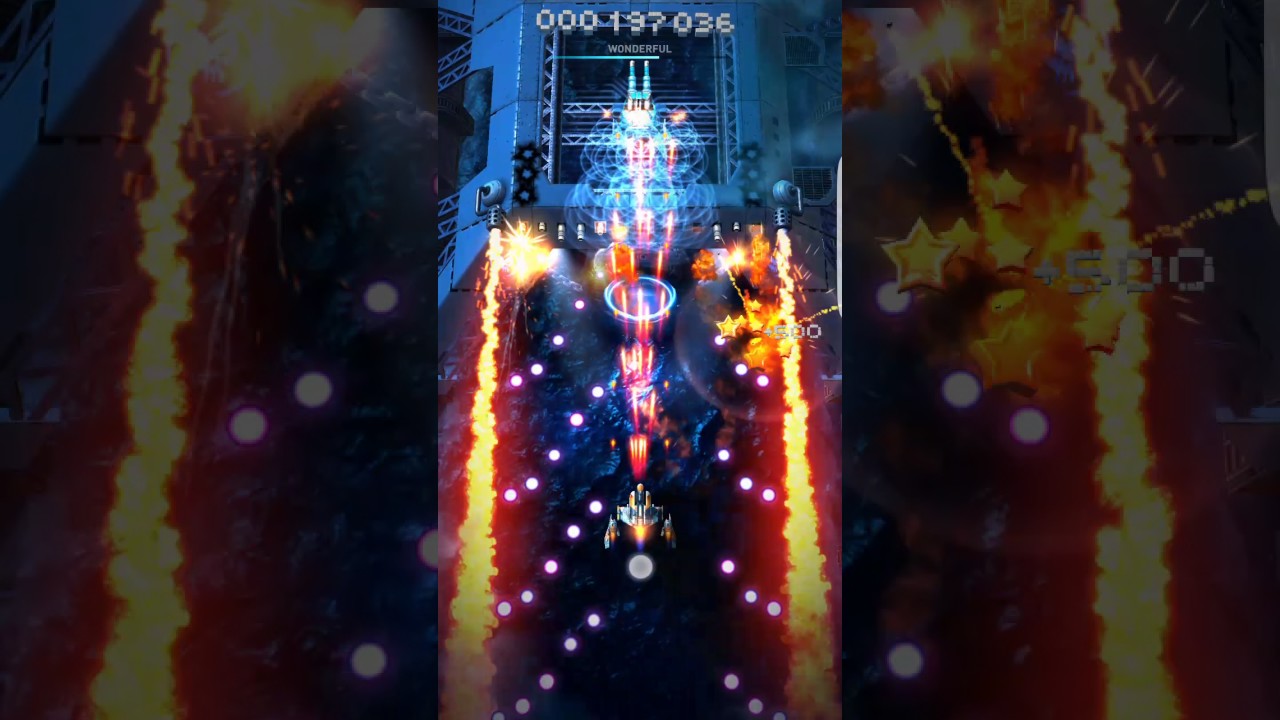 Sky Force Reloaded - Perfect Run - Stage 9 Insane - No Power UP on Boss - SnizelSuarez