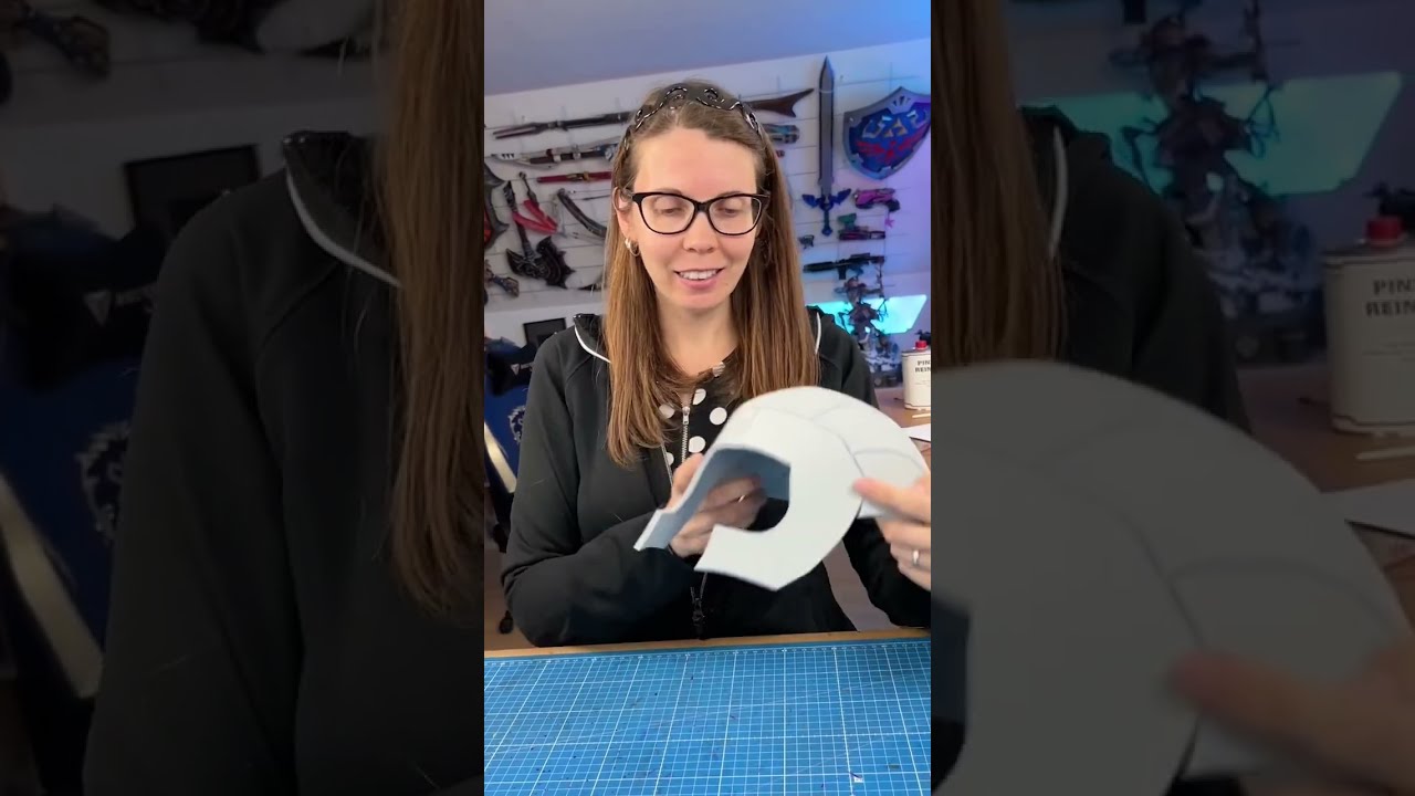 Owl Mask foam base out of foam! #cosplay #batman #diycrafts