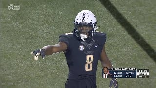 Joejuan Williams (Vanderbilt DB #8) Vs. Ole Miss 2018