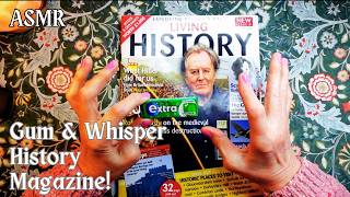 ASMR | Gum Chewing & History Magazine Browse & Read in a Whisper screenshot 5