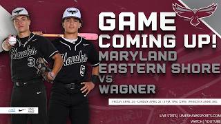 UMES Baseball vs Wagner Game 2