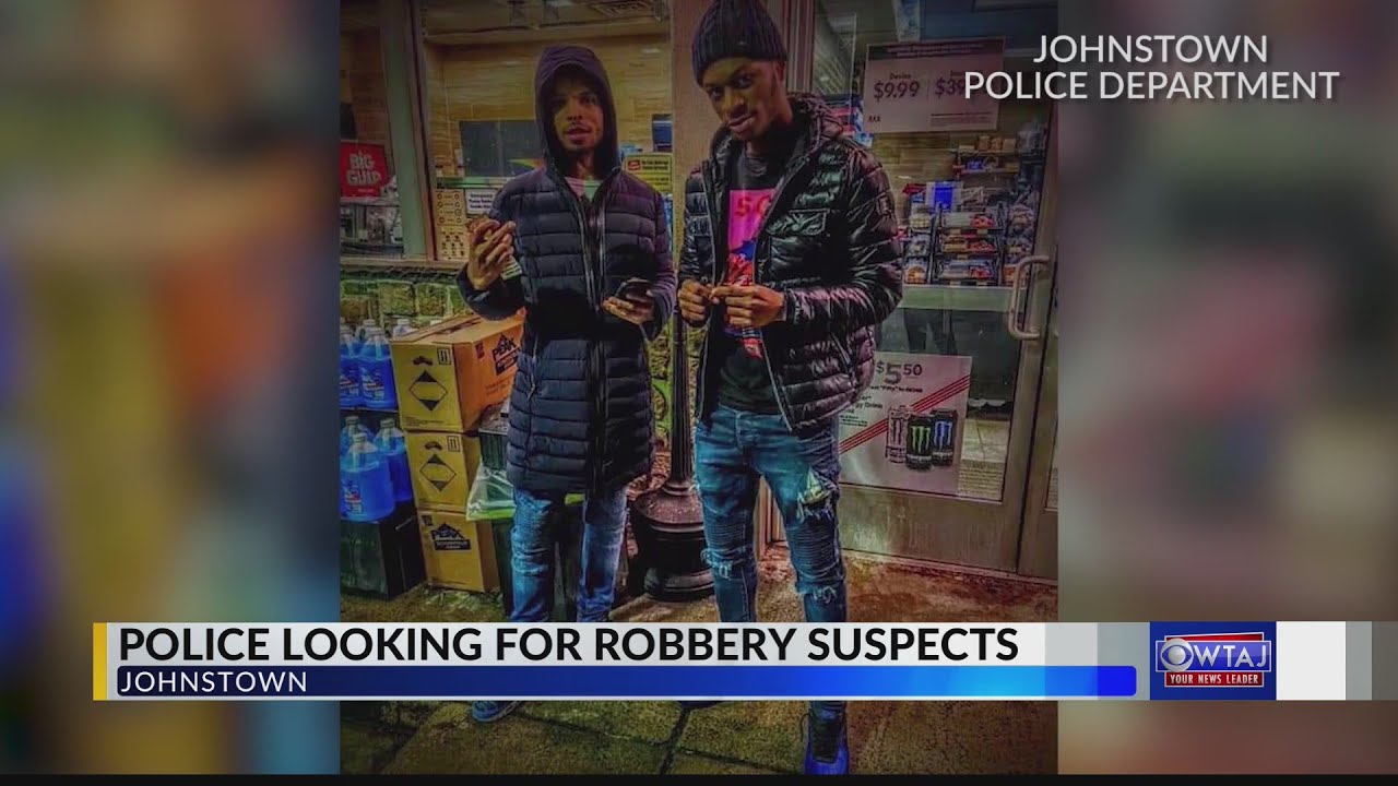 Johnstown Police looking for help identifying robbery suspects - YouTube