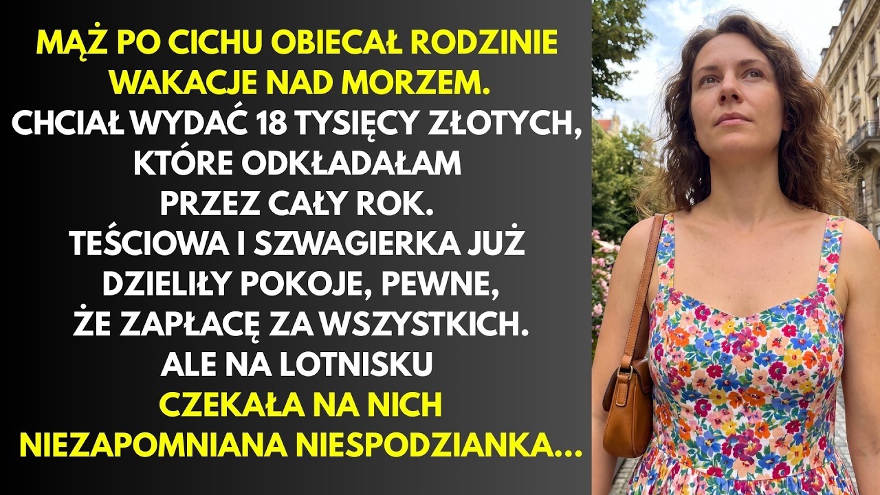 "Ewa, kochanie, Paweł mi wszystko powiedział – nareszcie pojedziemy razem nad morze!" Te słowa mojej teściowej usłyszałam w czerwcu, gdy wróciłam z pracy. Przez rok odkładałam każde złotówkę z...