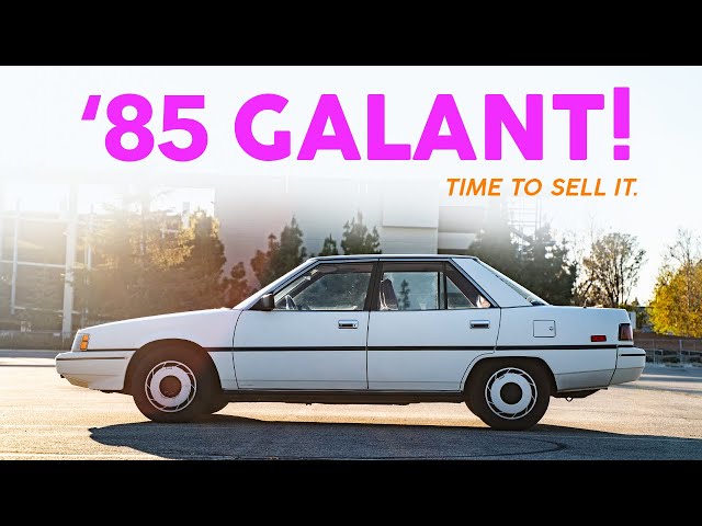 I'm Selling The Rarest Car I Own - 1985 Mitsubishi Galant - YouTube