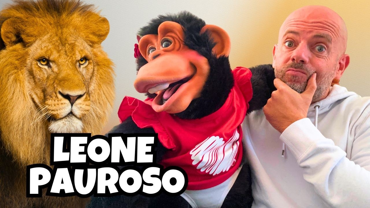 SPAVENTOSO LEONE IN CASA