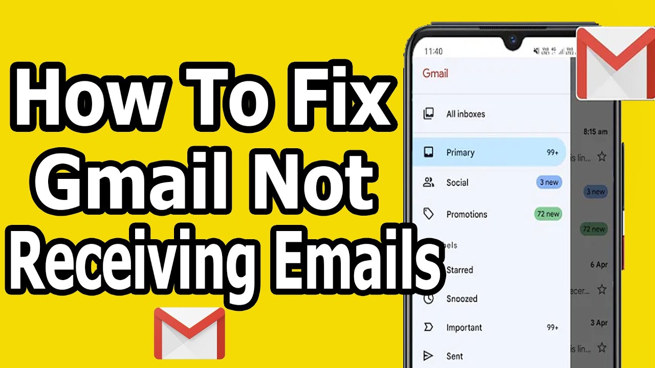 How To Fix Gmail Not Receiving Emails - 2026 || Can't Recive Emails on