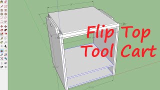 Flip Top Tool Cart