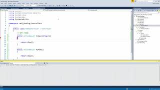Lab2 Routing in mvc