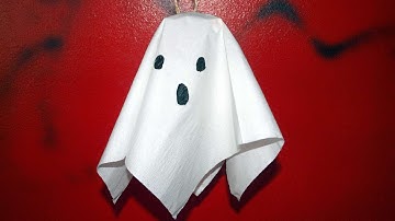 How To Make A Hanging Paper Ghost - DIY Crafts Tutorial - Guidecentral