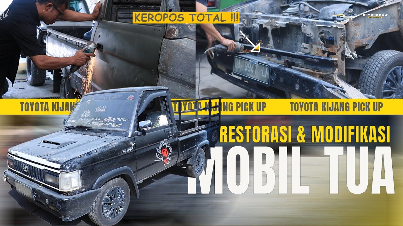 TOYOTA KIJANG PICK UP INI BANYAK BANGET KEROPOSNYA‼️ GIMANA HASIL RESTORASINYA?