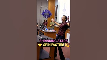 Krimpende sterren draaien sneller! 💫 #DrTatiana #ruimte #shorts