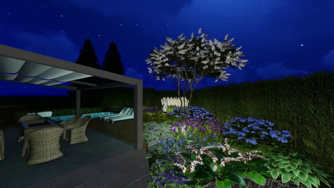 Living Garden Gartengestaltung mit Pool und Whirpool - YouTube