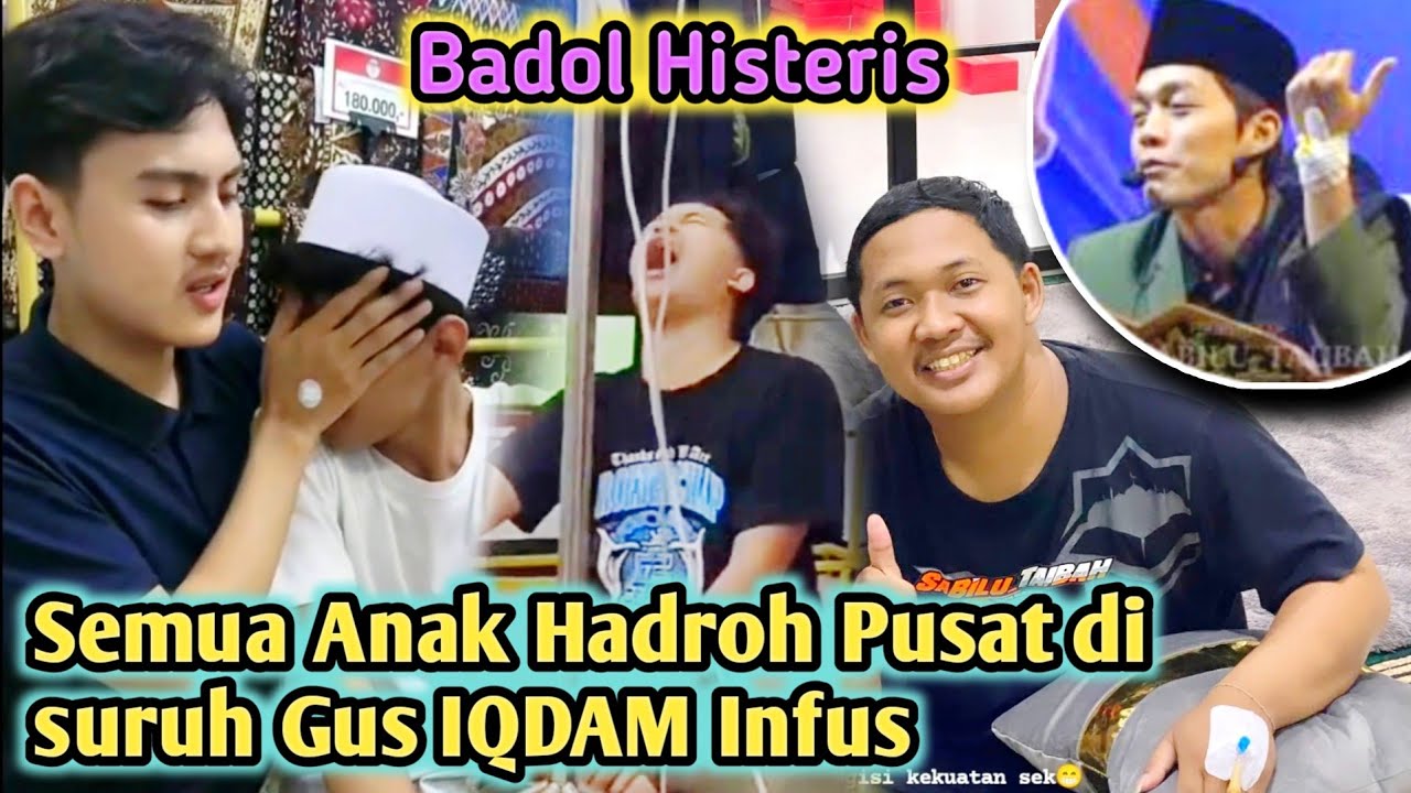 Semua Anak Hadroh di Infus‼️Lucu Poolll..😂 Mas Badol Teriak Teriak ketakutan