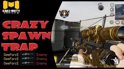 INSANE SPAWN-TRAPS In Shipment 1v1