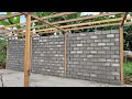 Casa Mixta de madera y ladrillo 63 m2. Colocacion de bloque. 🧱. Video 2.