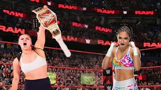 sonya deville vs ronda rousey wwe smackdown iron men match