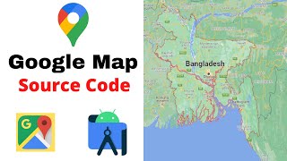 Free Source code || How to create a Google Map App || Bangla Tutorial screenshot 2