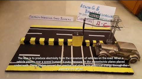 Viksit Bharat Buildathon. ELECTRICITY GENERATING SPEED BUMPERS .