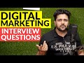 Top Digital Marketing Interview Questions