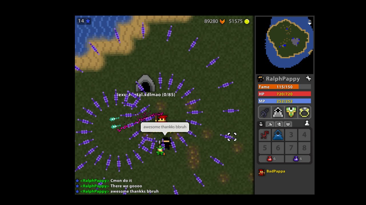 Hacker in RotMG Private server