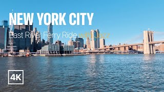 [4K] New York City Ferry Ride 🗽 with Jazz Music screenshot 5
